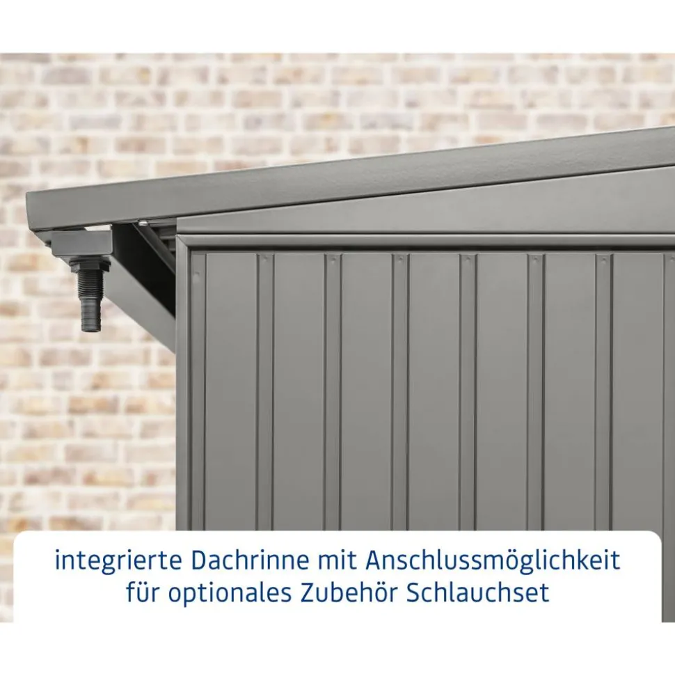 Kaminholzregal 'Trend Typ 2' grau 181,4 x 198 x 102,5 cm