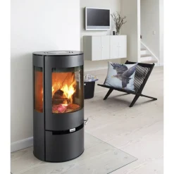 Kaminofen '9' Stahl schwarz 6 kW