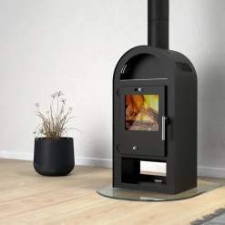 Kaminofen 'Magna 3.0' Stahl schwarz 7 kW