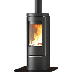 Kaminofen 'Marlena' Gusseisen schwarz 7,5 kW