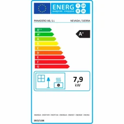 Kaminofen 'Nevada' schwarz/metallic 7,9 kW