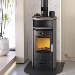Kaminofenfilter 'Sauberling' grau