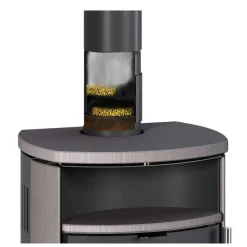 Kaminofenfilter 'Sauberling' grau