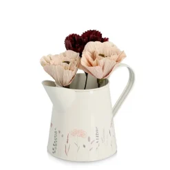 Kanne 'Flowers' Metall 1500 ml 10,5 x 14 x 10,5 cm