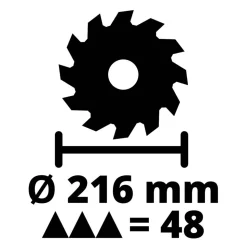 Kapp- und Gehrungssäge 'TC-MS 216' 1400 W