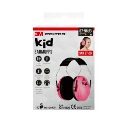 Kapselgehörschutz Peltor 'H510AKP' pink für Kinder 27 dB