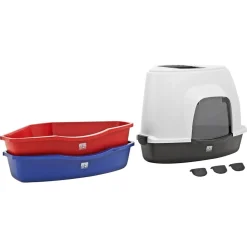 Katzenecktoilette "Basic Edition" Prism 60 Kunststoff blau