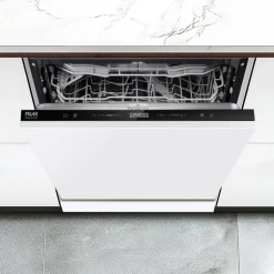 Küchenzeile mit E-Geräten 'OPTIkoncept Mats825' grau 270 cm