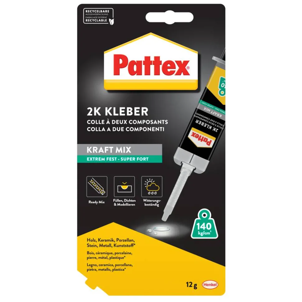 2K-Epoxidharz 'Kraft-Mix Extrem Fest' transparent 12 g