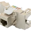 Keystone 'CAT 6A' silber werkzeuglos