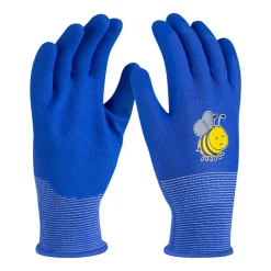 Kinder-Arbeitshandschuh blau Größe 3