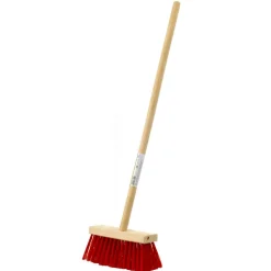 Kinder-Besen rot mit Elaston-Borsten 70 cm