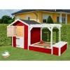 Kinderspielplatz 275 x 122 cm rot