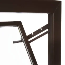Kippfenster dunkelbraun 1-flügelig 80 x 40 cm