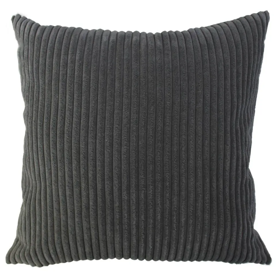Kissen 'Cord' anthrazit 45 x 45 cm
