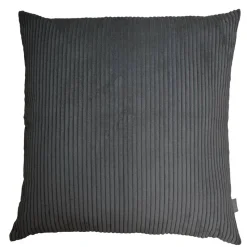 Kissen 'Cord' dunkelgrau 65 x 65 cm