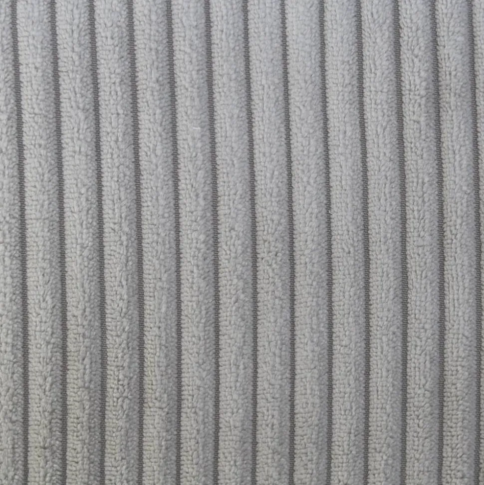 Kissen 'Cord' grau 45 x 45 cm