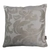 Kissen 'Jaquard Ranke' silbergrau 45 x 45 cm