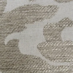 Kissen 'Jaquard Ranke' silbergrau 45 x 45 cm