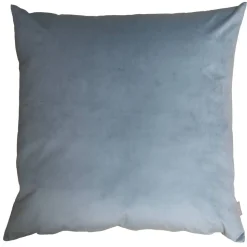 Kissen 'Samt' hellblau 65 x 65 cm