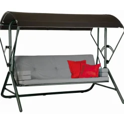 Kissen 'Star' wasserabweisend anthrazit 57 x 183 x 10 cm