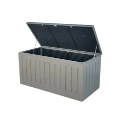 Kissenbox 'Aik' Polypropylen grau 160 x 76 x 75 cm