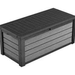 Kissenbox 'Brushwood' Kunststoff anthrazit 155 x 64,4 x 75 cm