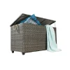 Kissenbox 'Delia' Rattan braun 75 x 80 x 150 cm