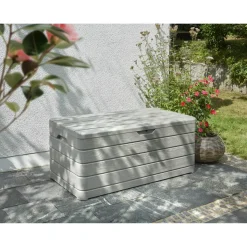 Kissenbox 'Dolomiti' Kunststoff beige 152 x 71 x 63,5 cm