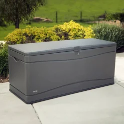 Kissenbox Polyethylen anthrazit 153 x 68 x 61 cm