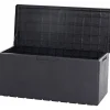 Kissenbox 'Portofino' Kunststoff anthrazit 123,7 x 60,5 x 56,2 cm