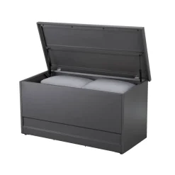 Kissenbox 'Romy' Stahl grau 134 x 71 x 62 cm