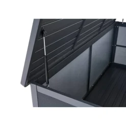 Kissenbox 'Sabano' Aluminium anthrazit 181 x 75 x 79 cm
