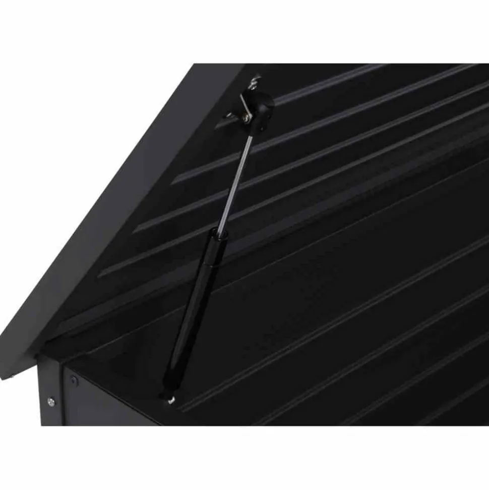 Kissenbox 'Sabano' Aluminium anthrazit 159 x 83 x 79 cm