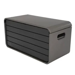 Kissenbox 'Space' Hart-Polyethylen grau 146,7 x 77,2 x 72,4 cm