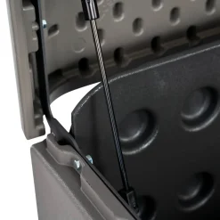 Kissenbox 'Space' Hart-Polyethylen grau 146,7 x 77,2 x 72,4 cm