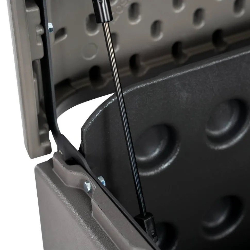 Kissenbox 'Space' Hart-Polyethylen grau 146,7 x 77,2 x 72,4 cm