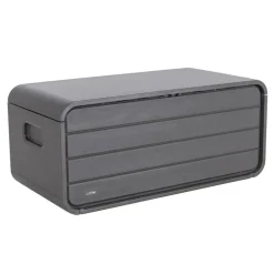 Kissenbox 'Space' Hart-Polyethylen anthrazit 147,1 x 63,6 x 72 cm