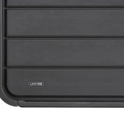 Kissenbox 'Space' Hart-Polyethylen anthrazit 147,1 x 63,6 x 72 cm