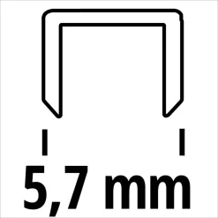 Klammern 5,7 x 16 mm für Druckluft-Tacker 3000 Stück