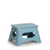 Klapphocker eisblau 35 x 22 x 28 cm