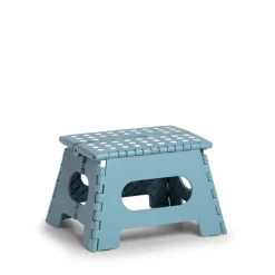 Klapphocker eisblau 35 x 22 x 28 cm