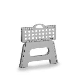 Klapphocker grau 35 x 22 x 18 cm