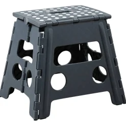 Klapphocker grau 36,5 x 32 x 30 cm