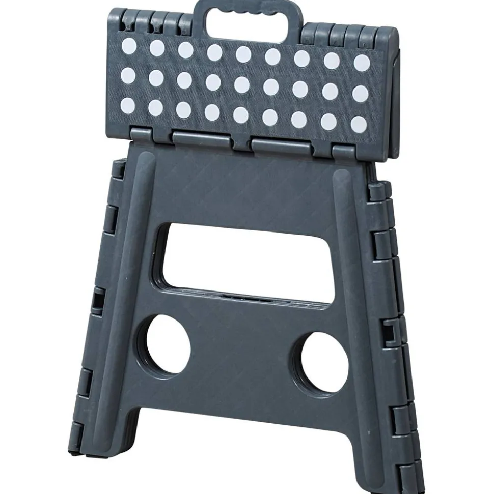 Klapphocker grau 36,5 x 32 x 30 cm