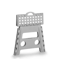 Klapphocker grau 37 x 32 x 30 cm