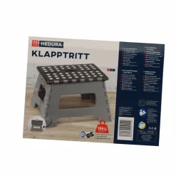 Klapptritt grau faltbar 35 x 22 x 28 cm