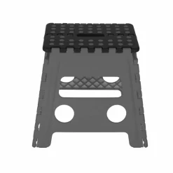 Klapptritt grau faltbar 37 x 32,5 x 30 cm