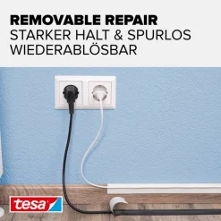 Klebeband 'Removable Repair' schwarz 20 m