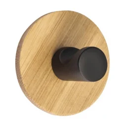 Klebehaken 'Elsie' Bambus Ø 5 cm, 2 Stück